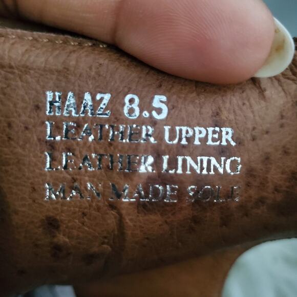 Chocolat Blu Brown Haaz Suede Sling Chunky Heel Shoe Booties 8.5 - Picture 10 of 10